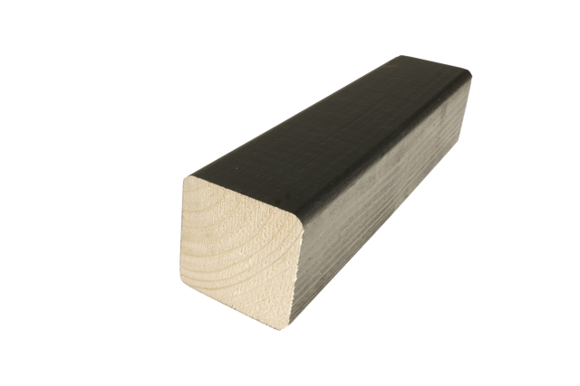 Malet gran | høvlet